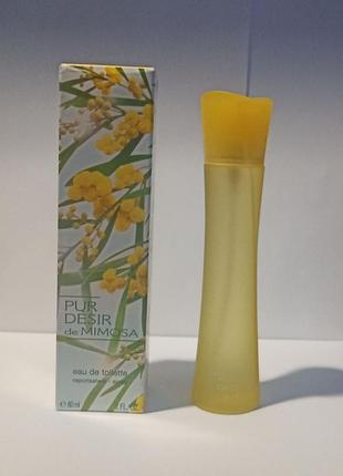 Туалетна вода pur desir de mimosa yves rocher 60 мл, пюр дезір де мімоза ів роше, пюр дезир де мимоза ив роше