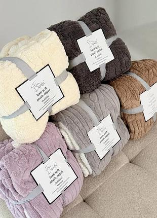 Плед на овчині