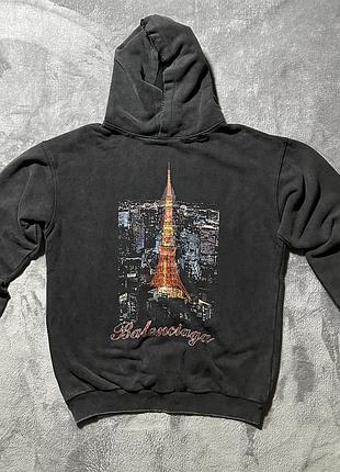 Худи balenciaga paris tokyo