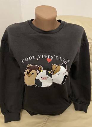 Продам флісовий світшот з принтом