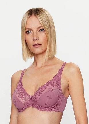 Бюстгальтер з сіткою без поролону