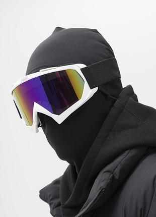 Унисекс зимняя горнолыжная балаклава extreme черная 2026