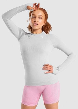 Жіночий лонгслів gymshark vital seamless 2.0