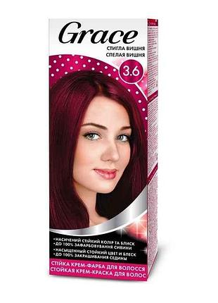 Крем-фарба стигла вишня для волосся 3.6 тм grace