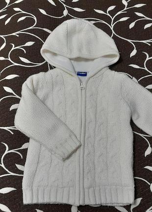 Кофта тепла на флісі на дівчинку 2 років, фірми lupilu