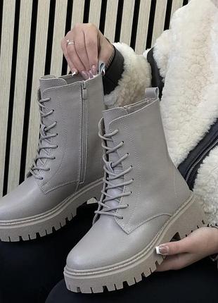 Шкіряні зимові черевики 36 розмір