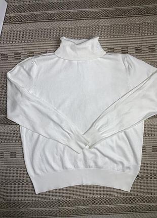 Білий базовий гольф розміру л