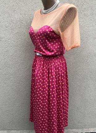 Платье с кружевом в сердечки,люкс бренд,agatha ruiz de la prada.3 фото