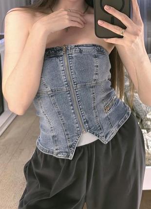 Джинсовий топ new yorker