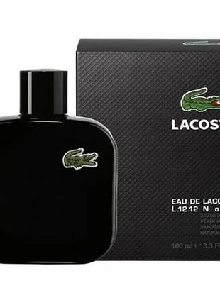 Чоловіча туалетна вода lacoste eau de lacoste l.12.12 noir 100 мл