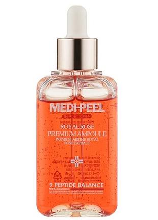 Эссенция антивозрастная с розой medi peel luxury royal rose ampoule 100 ml