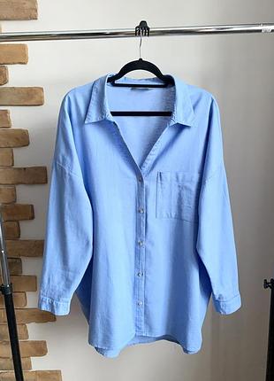 Льняна оверсайз сорочка