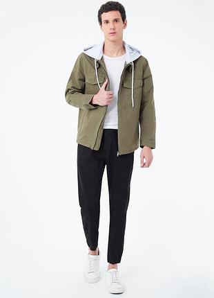 Рубашка-куртка с капюшоном primark