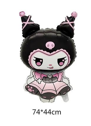 Фк куруми kuromi черный 74*44см