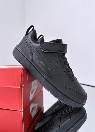 Кожаные популярные кроссовки на липучках nike