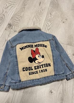 Утеплена джинсова курточка