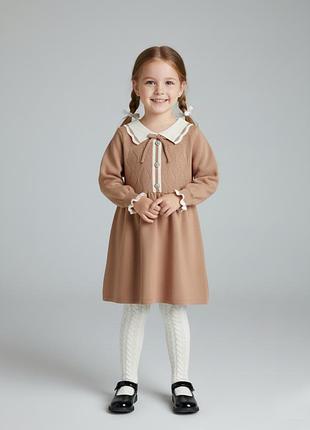 Элегантное платье с длинными рукавами