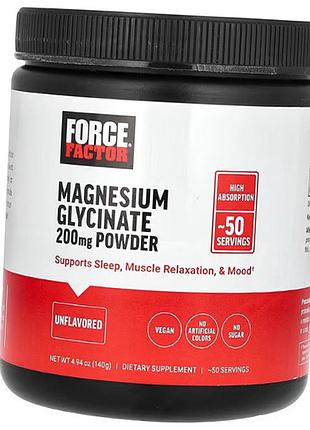 Бисглицинат магния, magnesium glycinate powder, force factor 140г без вкуса (36641025)