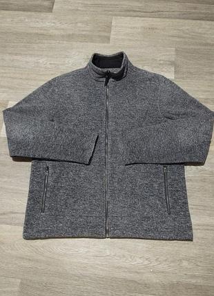 Чоловіча флісова толстовка на блискавці m&amp;s розмір l