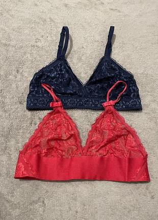 Бюстгалтер топ мереживний xs-s, ціна за 2 шт