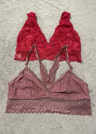 Бюстгалтер топ мереживний s-m, ціна за 2 шт