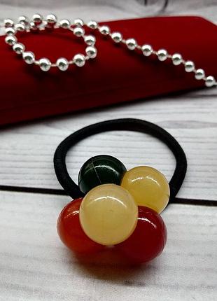 Резинка для волос шарики