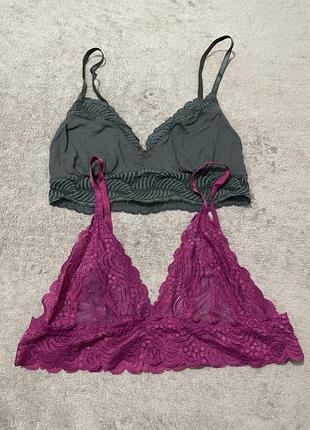 Бюстгалтер топ мереживний s-m, ціна за 2 шт