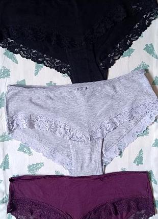 Бавовняні трусики з мереживом c&a
