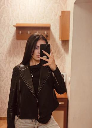 Куртка шкірянка 💚
