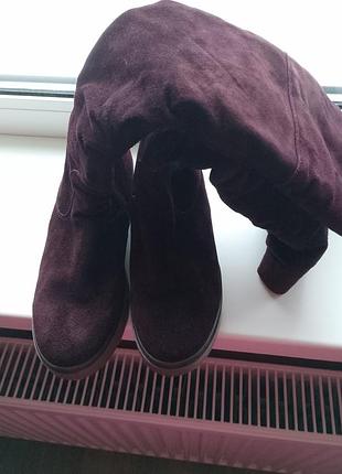 Сапожки жіночі замш