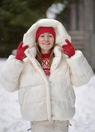 Зимова куртка пуффер