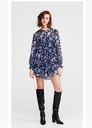 Квіткова шифонова сукня reserved