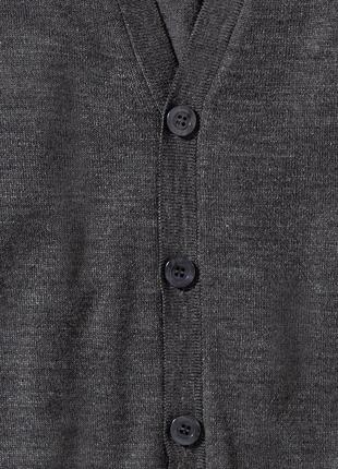 Мужской пуловер на пуговицах из шерсти мериноса от тсм tchibo размер 48;54;565 фото