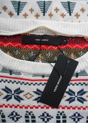 Светр свитер джемпер с узором 2