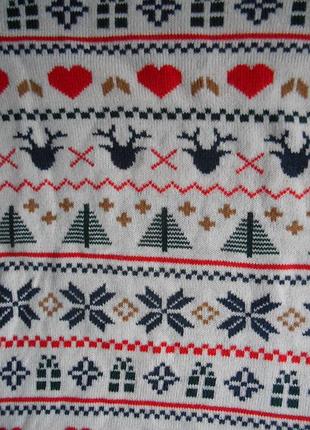 Светр свитер джемпер с узором 5