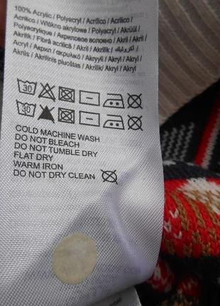 Светр свитер джемпер с узором 6