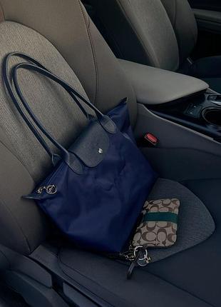 Сумка longchamp синя нова