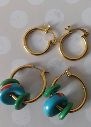 Сережки zara 2