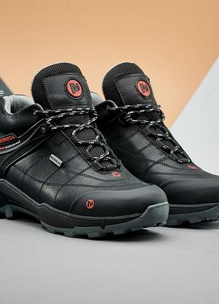 Зимние ботинки мужские из натуральной кожи на меху mr