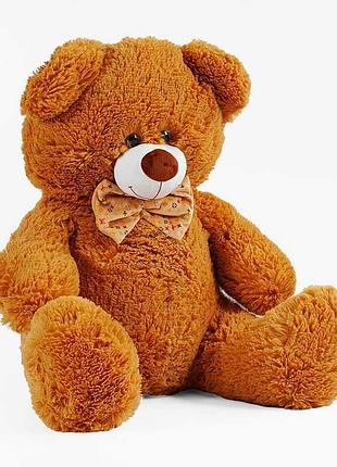 Гр мягкая плюшевая фигурка медвежонок светло-коричневого оттенка в93002 высотой 1 м в пакете