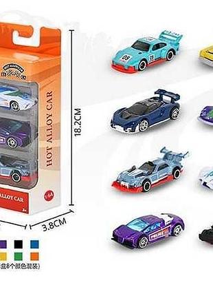 Металопластиковий комплект транспортних моделей 8803 f (192/2) з трьома авто в коробці