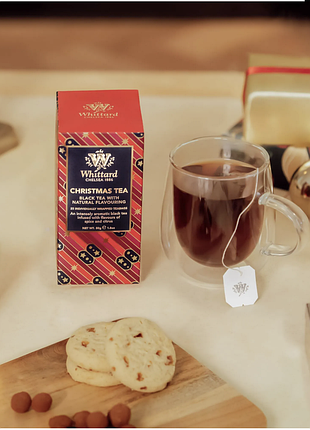 Whittard christmas tea 25 individually systemped teabags рождественский чай 25 индивидуально завернутых чайных пакетиков