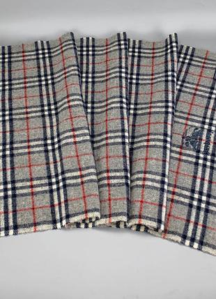 Шерстяной шарф-накидка в клетку burberrys prorsum.burberry