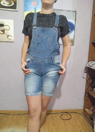 Комбенизон джинсовый р.28