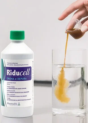 Пищевая добавка для выведения лишней жидкости riducell "дренаж и очистка", 500 мл