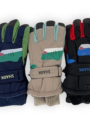 Детские 4-5-6 лет непромокаемые перчатки перчатки краги, удобные и теплые перчатки для мальчиков