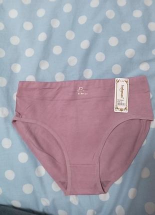 Новые пудровые женские трусы размер xl, наш 50