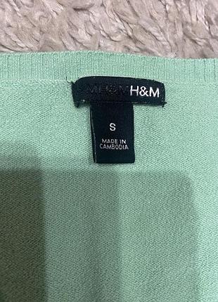 Брендова мʼятна кофточка 4