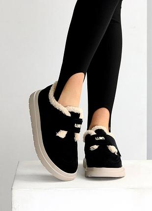 Автоледи женские натуральная замша/полушерсть ✨️