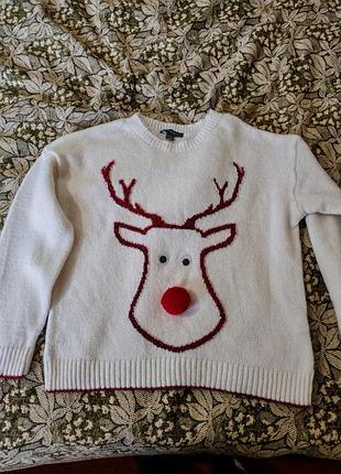 Світшот святковий, розмір м
ручне плетіння